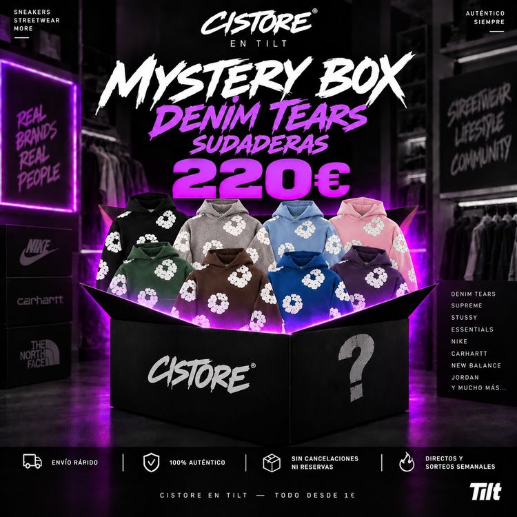MYSTERY BOX DENIM TEARS – SUDADERA 100% AUTÉNTICA 🔥 imagen 1